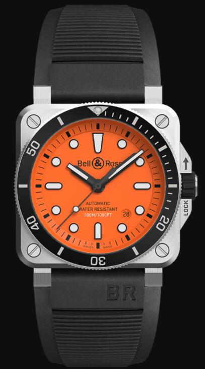 Bell & Ross BR 03-92 DIVER ORANGE BR0392-D-O-ST/SRB Replica Watch